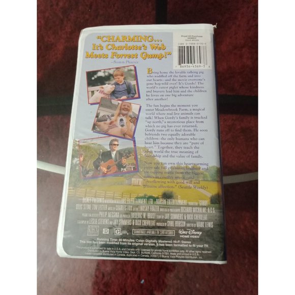 Gordy The talking pig VHS - Picture 2 of 5
